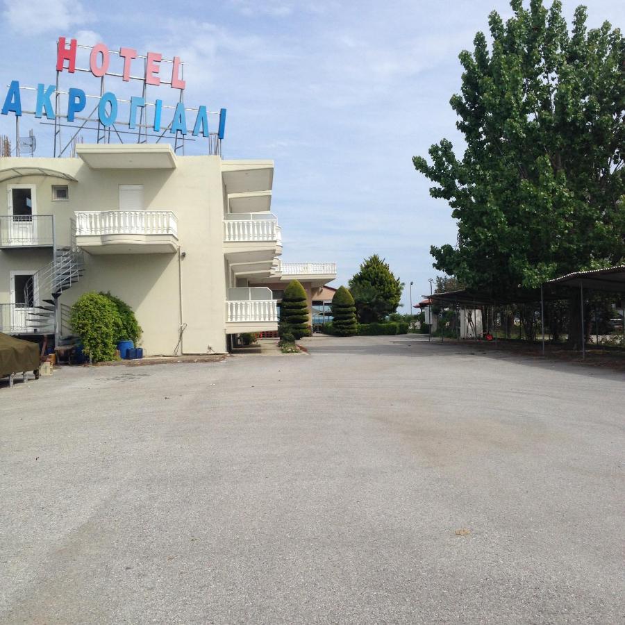 Hotel Akrogiali โครินอส ภายนอก รูปภาพ